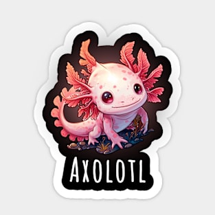 Cute Axolotl Sticker